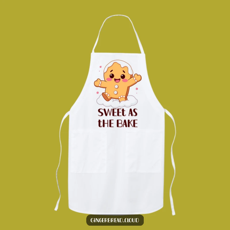 Funny Gingerbread Cloud Apron - Bake Up Sweet Smiles