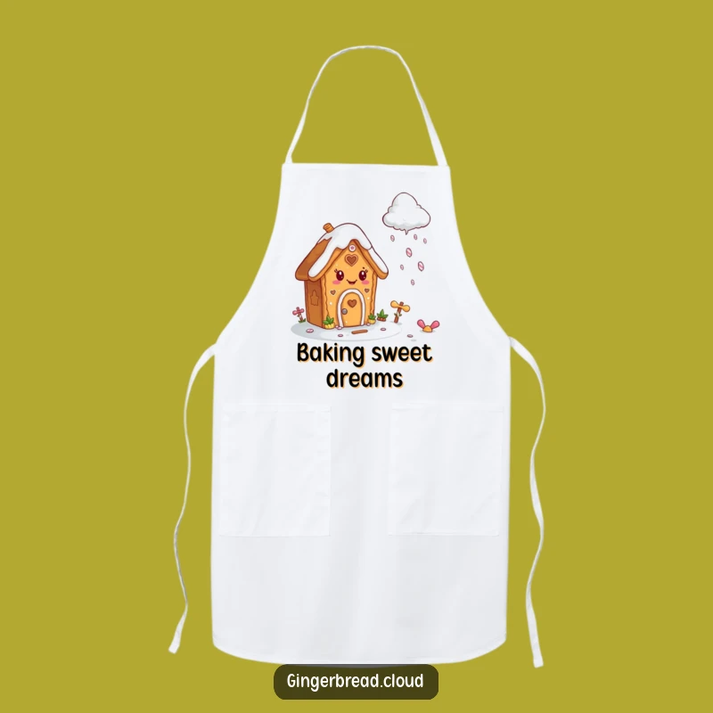 Funny Gingerbread House Apron: Baking Candy Rain Fun, Perfect Humorous Gift