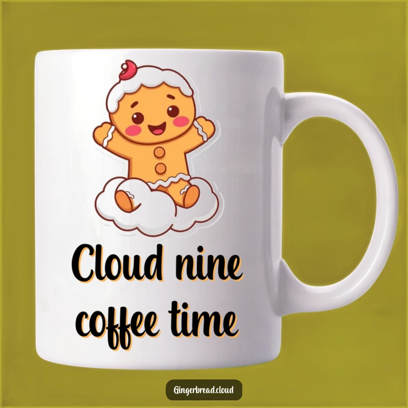 Funny Gingerbread Man Mug: Cloud Jumper - Sweet & Hilarious Funny Gift!