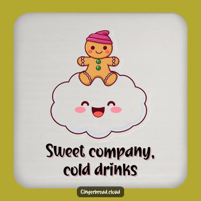 Funny Cloud Companion Coaster: Protect Surfaces With A Smile, Novelty Gift