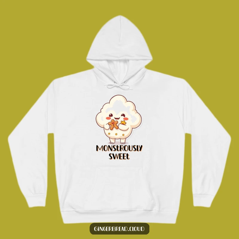 Cozy Funny Monster Cloud Hoodie: Warm & Whimsical Gift Giver Comfort Gift