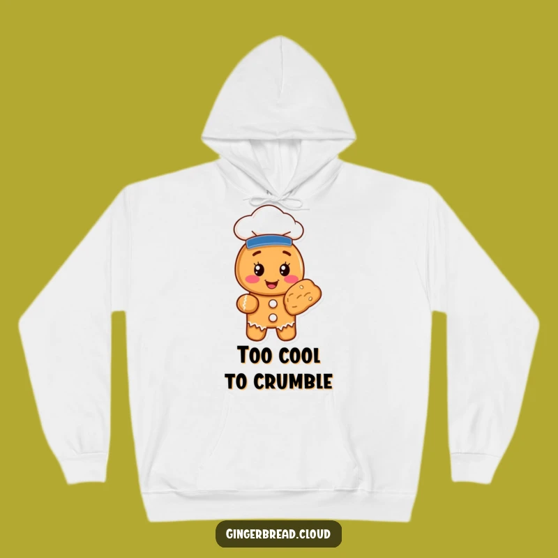 Funny Gingerbread Chef Cookie Hoodie - Cozy & Hilarious Gift for Bakers