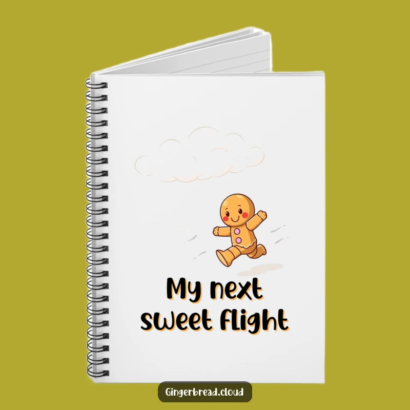 Funny Gingerbread Runner Notebook: Jot Down Ideas With Joyful Speed, Creative Gift