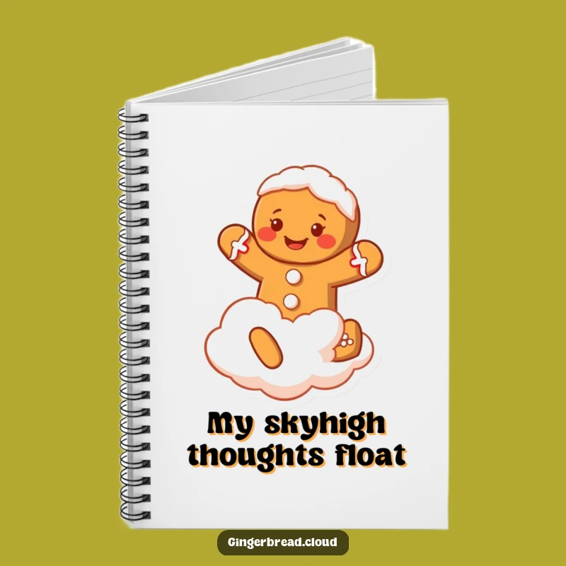 Funny Gingerbread Man Notebook: Holiday Jumper Journal, a Creative Funny Gift