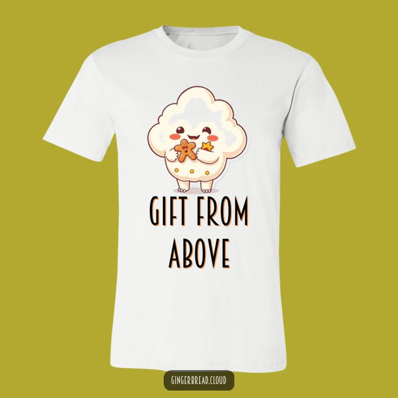 Funny Monster Cloud T-Shirt: Whimsical Gift Giver Character Tee Gift