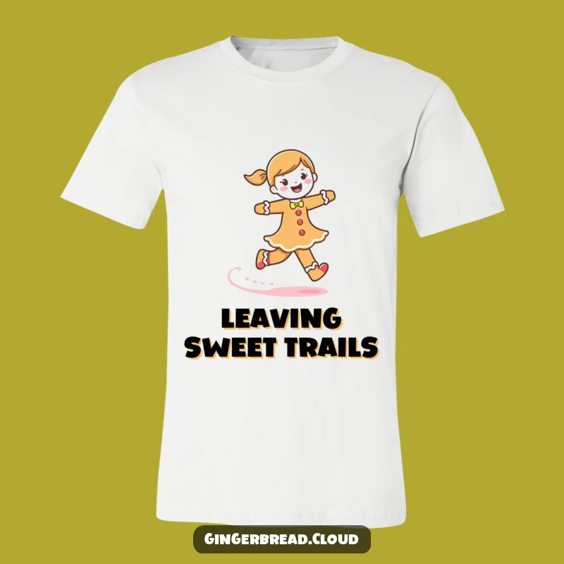 Funny Gingerbread Woman T-Shirt: Skip with Joy in Sweet Frosting Style Gift