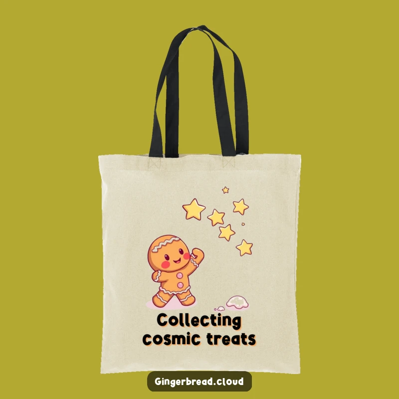 Funny Gingerbread Star Catcher Tote Bag - Carry Your Wishes in Style Gift